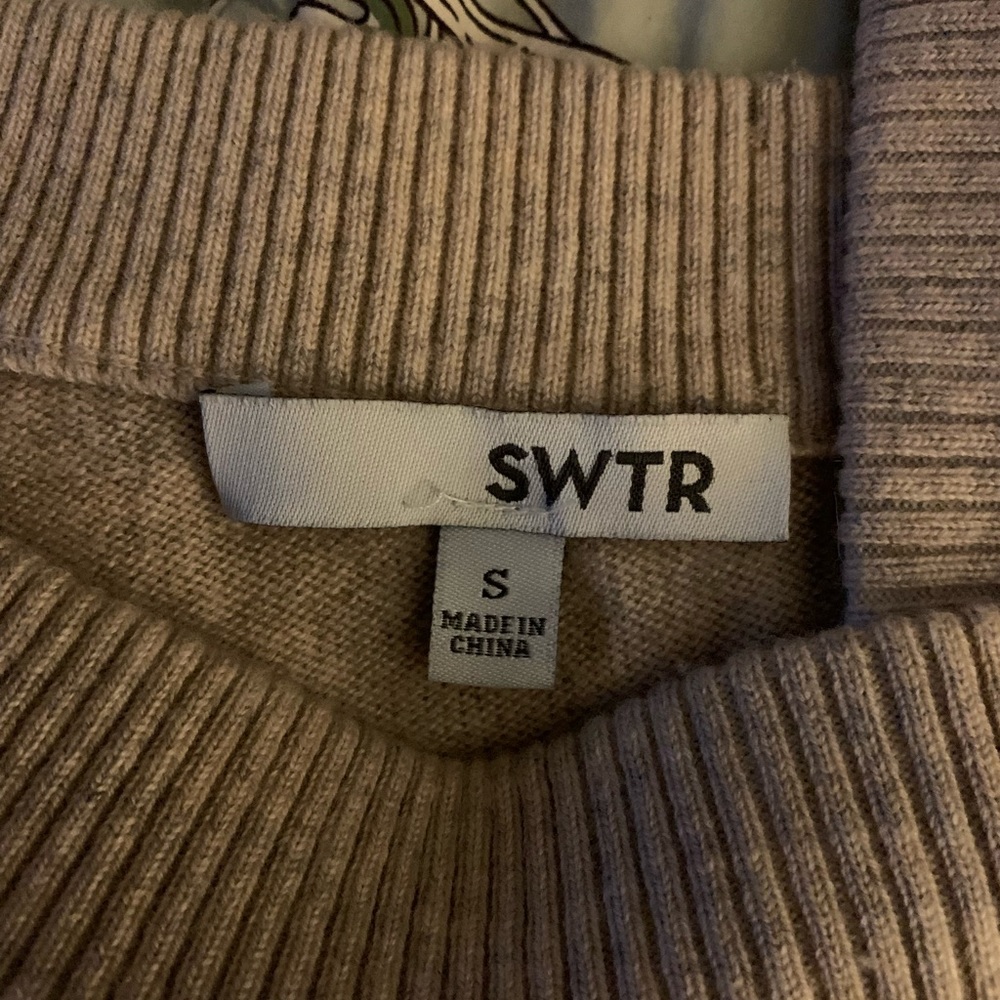 SWTR wool/cashmere blend sweater